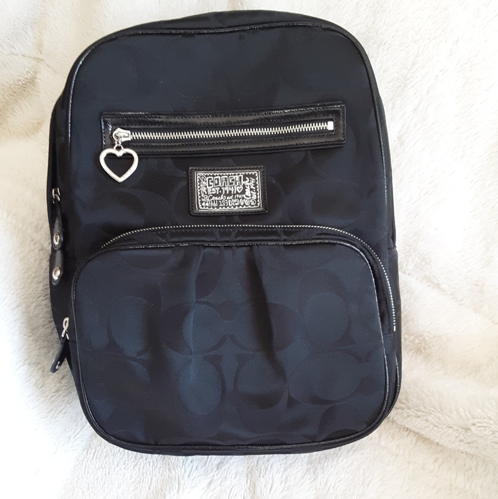 Coach daisy signature backpack in black